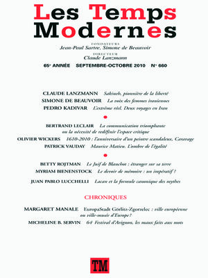 cover image of Les Temps Modernes N° 660 N° 660